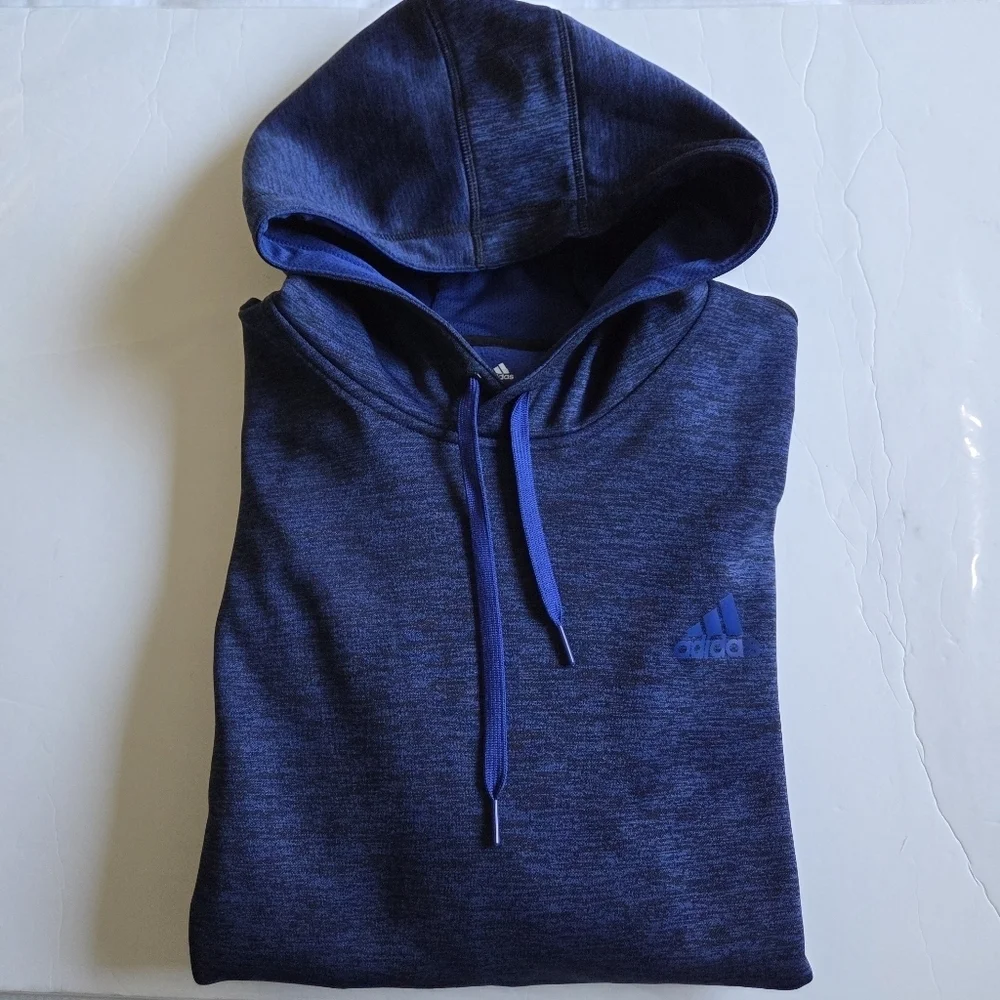 Adidas Men's Blue Hoodie